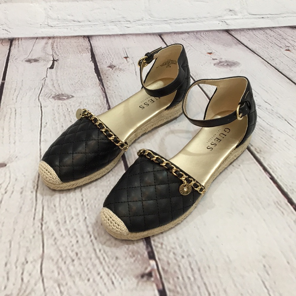 Guess black quilted espadrilles 5.5 - Picture 16 of 16